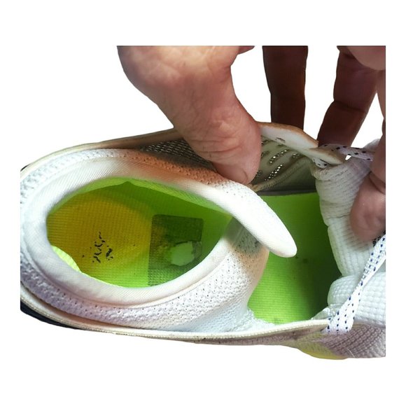 Reebok Cross Fit Nano W Size 9.5 Puddy/Grey ,Yellow And Green - Picture 6 of 8